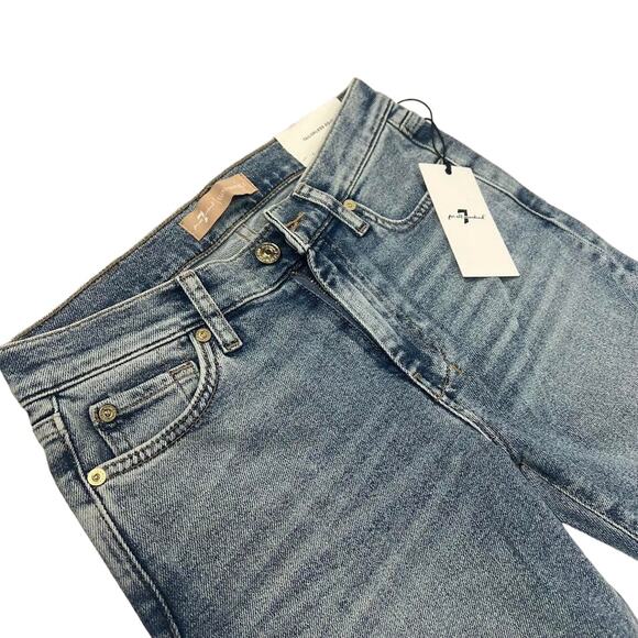 NWT! 7 FOR ALL MANKIND Tailorless Luxe Vintage Dojo in Self Made 27 - Picture 7 of 10